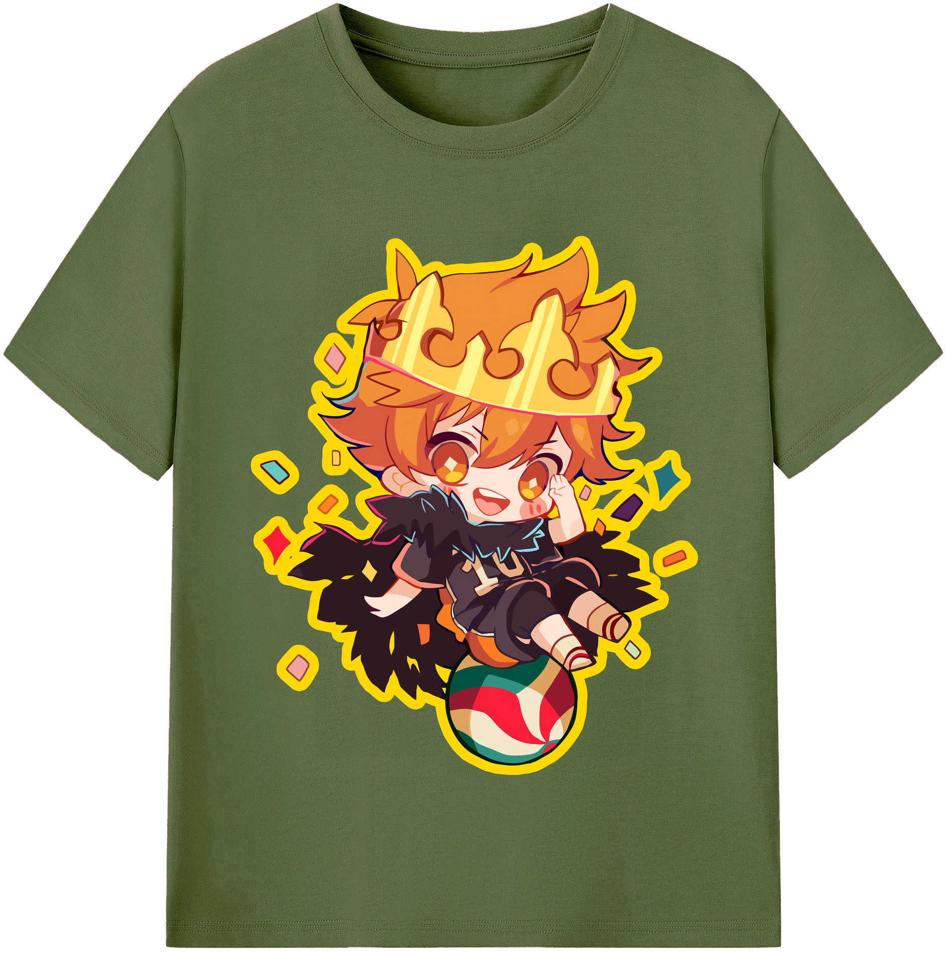 （画像用） ハイキュー!! Haikyu!! 綿100％半袖Tシャツ（フロントプリント）